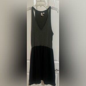 Dolan Two Tone Dress By Anthropology Size Small Olive Green Black‎ Sleeveless.